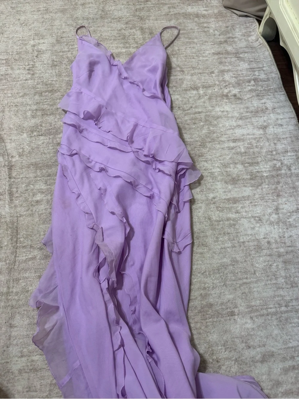 Abercrombie & Fitch ruffle maxi dress size xxs